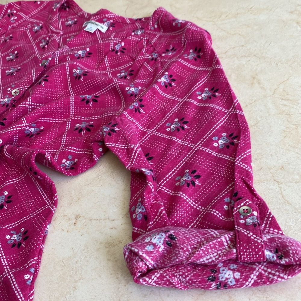 Craft & Borrow Pink Button Top - Picture 6 of 11